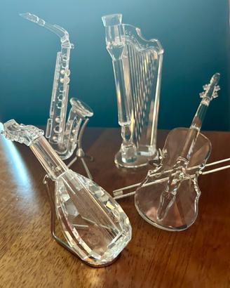 Swarovski Arpa, Violino, Liuto e Sassofono