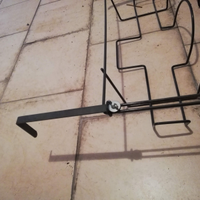 2 balconiere regolabili con fioriere grigio scuro