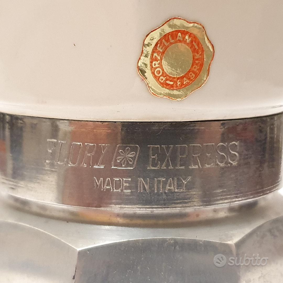 Caffettiera vintage italiana Moka caffè espresso FLORY EXPRESS 6