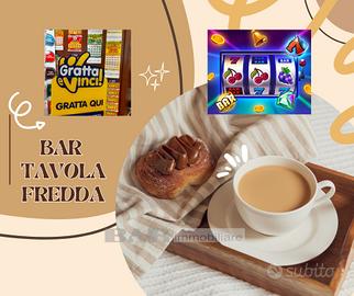 RIF. 26/A103 - Bar tavola fredda con slot