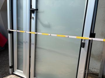 Porta Alluminio 120 x 220 doppia anta con telaio