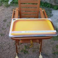 Seggiolone Foppapedretti in legno ciliegio