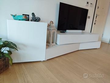 MOBILE SOGGIORNO OPINION CIATTI COLORE BIANCO