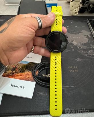 SUUNTO 9 BLACK LIME 47 MM GARANZIA 