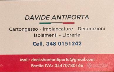 Imbiancature e cartongesso