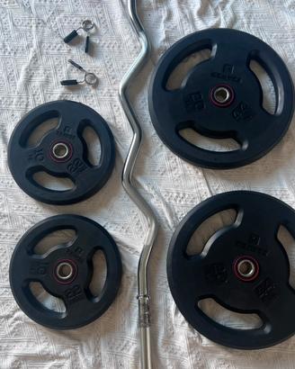 🏋️ KIT DOMYOS CURL + 60 KG – PARI AL NUOVO