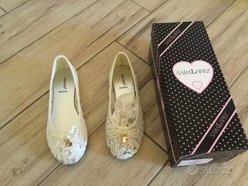 Ballerine SARA LOPEZ misura 36 colore bianco