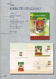 Esercito italiano 2005 - folder filatelico