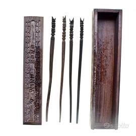 Set vintage di BACCHETTE TRADIZIONALI BALINESI