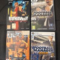 PC Collezione - Runaway, AGON, Football Manage