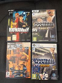PC Collezione - Runaway, AGON, Football Manage