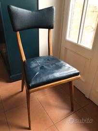 3 sedie anni '60 stile svedese