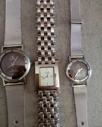 set 3 orologi vintage dolce e gabbana calvin 
