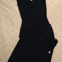 vestito elasticizzato tubino nero tg.S