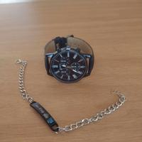 SET - Orologio al quarzo + bracciale in acciaio