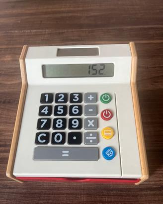 Registratore di cassa in legno gioco bambini