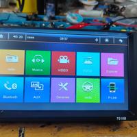 HIPPBQCC 7 pollici 1 Din Autoradio MP4 Lettore