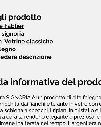 argenteria le fablier