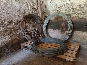 Cavi in acciaio zincato e inox.