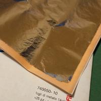 foglia oro per decorazioni natalizie 