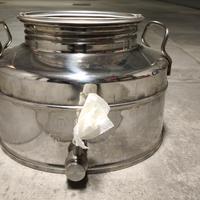 tanica per olio inox 10L usata una volta