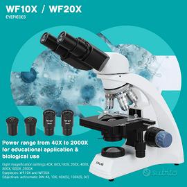 Microscopio 2000X Ottico Professionale Nuovo