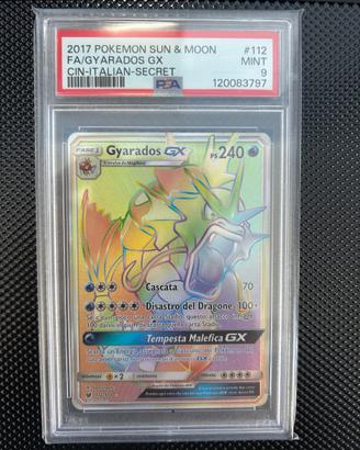 Gyarados GX – 112/111 – Sole & Luna – PSA 9 – Ita