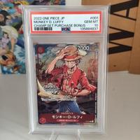 One Piece Monkey D Luffy P001 Champ Promo PSA 10