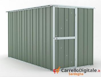 deposito attrezzi box giardino 175x307 verde