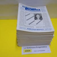 LA SETTIMANA ENIGMISTICA, anno 2004, NON compilati