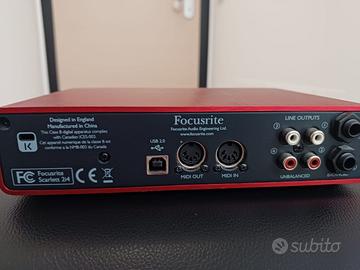 Scheda audio Focusrite Scarlett 2i4
