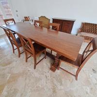 Set mobili in arte rustica in legno