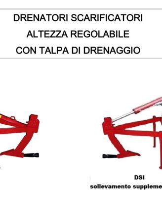 DRENATORE SCARIFICATORE IDRAULICO ARATRI BIAGIOLI 
