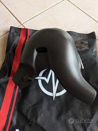 Paracalore collettori carbonio opaco V4