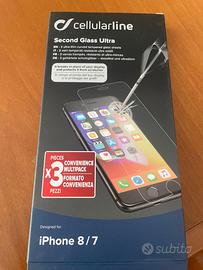 Set 2 pellicole protettive iPhone 7/8