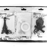 Ciondoli Seletti Memorabilia Charms Porcellana B/W