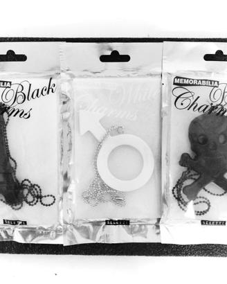 Ciondoli Seletti Memorabilia Charms Porcellana B/W