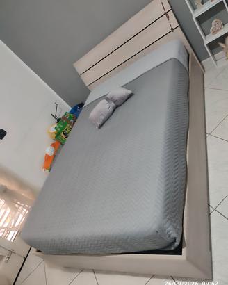 Letto una piazza e mezzo con contenitore 