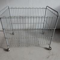 CARRELLO PIEGHEVOLE PER BIANCHERIA