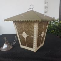 lampadario a lanterna vintage