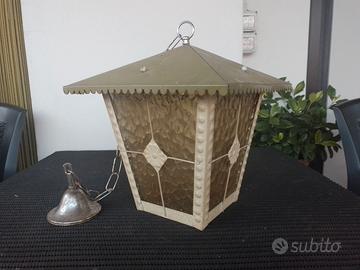lampadario a lanterna vintage