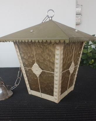 lampadario a lanterna vintage