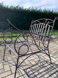 Arredo giardino in ferro battuto