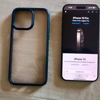 Apple iphone 15 pro max 256gb titanio blu Perfetto