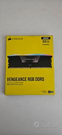 RAM Corsair Vengeance RGB DDR5 32GB (2x16 GB)
