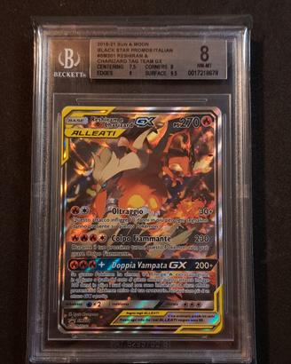 Carta pokemon Reshiram&Charizard GX