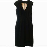 Vestito Nero Elegante H&M senza Maniche scollo a V