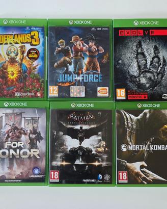 Lotto 6 Giochi Xbox One PAL Mortal Kombat Batman