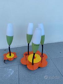 Lampadario floreale più abat-your per camera bimbi