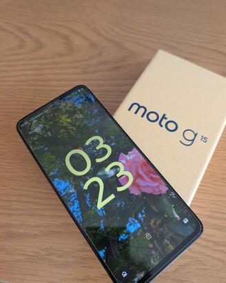 Motorola moto g15 + cover
